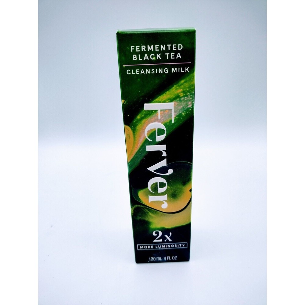 Ferver Fermented Black Tea Cleansing Milk 2x More Luminosity for Skin 4 fl. oz.